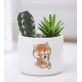 Mini Cactus Pots 7*8.5 CM Crying Kitten Pot